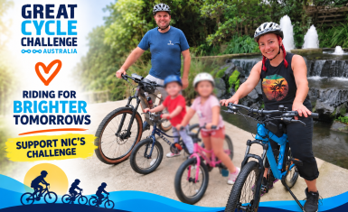 Riding 250km to Fight Kids’ Cancer: Support Nic’s Great Cycle Challenge